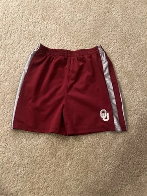 Pantalones cortos de gimnasio para niños pequeños 5T NCAA Oklahoma University OU Foto 1 de 4