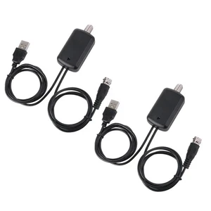 2pcs Durable HDTV Antenna Amplifier Signal Booster TV High Gain Channel Boost - Picture 1 of 14