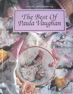 Leisure Arts THE BEST OF PAULA VAUGHAN Cross Stitch Charts Patterns BOOK 1994 - Picture 1 of 19