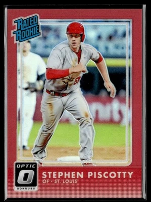 Donruss Optic Red Stephen Piscotty RC 66/99 2016 St. Louis Cardinals #36 Foto 1 de 2
