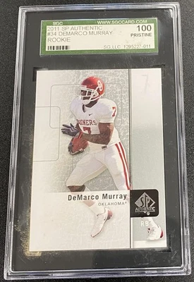 2011 SP Authentic #Rookie RC DeMarco Murray SGC 100 PRISTINE SGC 10 - Image 1 of 2