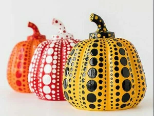 1xAgnello zucca di Yayoi Kusama Giappone arte fermacarte oggetto scultura decorazione - Foto 1 di 24
