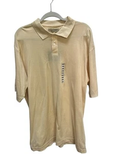 Neu Tricots St Raphael Poloshirt 100% Baumwolle L Gelb Kurzarm Neu mit Etikett - Bild 1 von 10