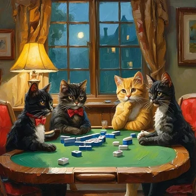 Cats Diamond Art Painting Kits for Adults,Animals Diamond Art Kits for Beginners - Image 1 of 4