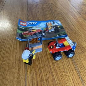 LEGO CITY 60105 Fire Atv 100% Complete In Like New Condition W/ Instructions