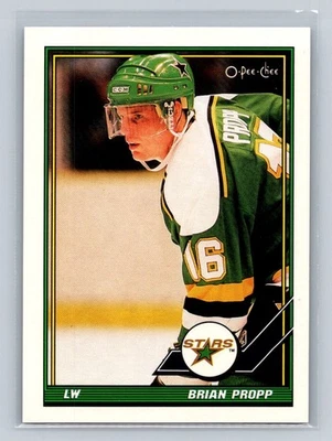 1991-92 O-Pee-Chee #227 Brian Propp Minnesota North Stars - Image 1 of 2