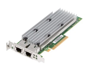 Dell QLogic QL41162 Dual Port 10GB RJ45 CNA Low Profile - Picture 1 of 6