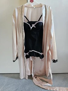 Ann Summers And KNICKERBOX set Of Sexy Nighty And Dressing Gown, Size S - Picture 1 of 12