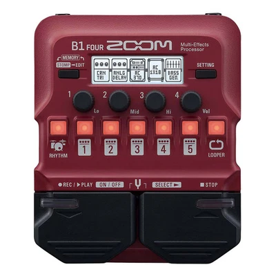 Procesador de cuatro efectos de graves Zoom B1 Foto 1 de 4