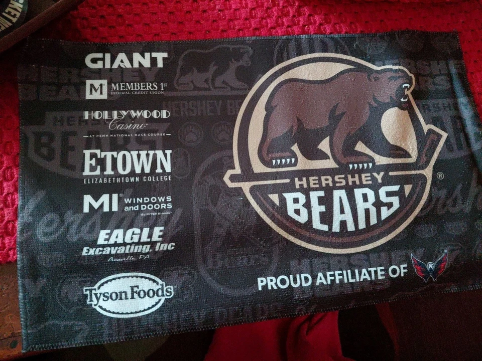 Hershey Bears Hockey Opening Night Rally towel SGA 10/11/2025  - Image 1 of 1
