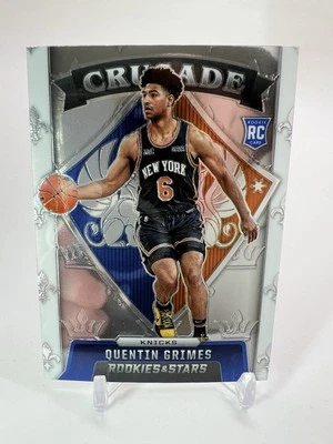 2021-22 Panini Chronicles #636 Quentin Grimes Crusade New York Knicks - Image 1 of 2