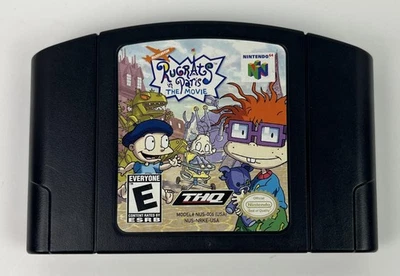 Vintage Rugrats in Paris The Movie Nintendo 64 N64 Game Cartridge THQ 2000 - Image 1 of 4