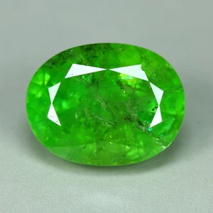5,42 quilates_piedra preciosa única_granate verde tsavorita 100 % natural sin calentar_Kenia - Imagen 1 de 3