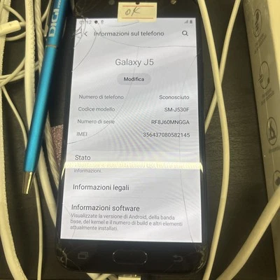 Samsung Galaxy J5 -16GB - Nero (Sbloccato) - Immagine 1 di 2