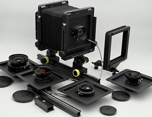 ARCA SWISS 4X5 Discovery with 5 lenses and many extra’s EX++
