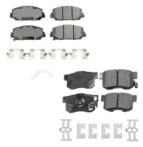 For Acura RDX 2013-2016 Pair Set of Front & Rear Brake Pad Sets Ceramic Akebono - Picture 1 of 1