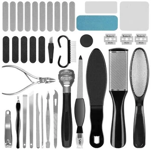 36 in 1 Foot Care Kit Dead Skin Remover Pedicure Kit Foot File Callus Remover - Picture 1 of 7