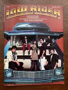 Vintage Lowrider Magazine April May 1982 East Los Angeles New Wave Chicanos - Picture 1 of 6