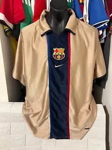 FC Barcelona 2002-03 Third Kit Original Soccer jersey size XXL #RIVALDO NO.10 - Picture 1 of 5