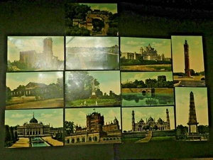 12 VINTAGE COLOUR POSTCARDS OF LUCKNOW INDIA LANDMARKS - UNUSED - Picture 1 of 3