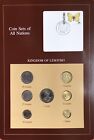 Lesotho 1979-1994 Coin Sets of All Nations 1 Sente ~ 1 Loti ~ Stamp ~ Carded 