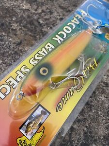Scarce Luhr Jensen Peacock Bass Special Muskie Pike Fishing Lure NOS!