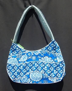 Vera Bradley Making Waves Hobo Handtasche in Blue Lagoon - Neu mit Etikett, rauchfreies Zuhause UVP 58 $ - Bild 1 von 4