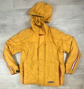 Spyder Ski Snowboard Jacket Men’s Medium Yellow Vintage Thinsulate Reflective - Picture 1 of 9