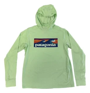 Patagonia Kid's Capilene Cool Silkweight Hoodie (Salamander Green) 62390 - Picture 1 of 2