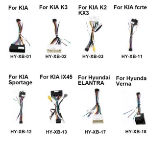 Car radio cable For KIA Carens IX35 K2 K3 K4 K5 Sportage 16PIN Wiring Harness - Bild 1 von 14