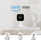 1080p HD Indoor Security Camera Blink Mini - Motion Detection, Two-Way Audio, Wh