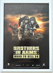 Brothers In Arms Road To Hill 30 RARE PS2 PC XBOX 40cm x 59cm Promotional Poster - Picture 1 of 1