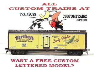HO SCALE CUSTOM LETTERED HERSHEY'S CHOC CANDY BOMBER WWII REEFER ✈️✈️✈️✈️ - Picture 1 of 14