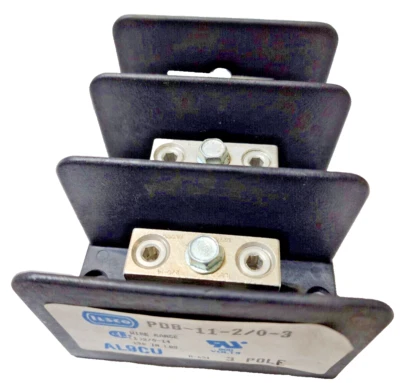 OEM Ilsco PDB-11-2/0-3 Power Distribution Block 3 Pole, 600Vac - Image 1 of 4