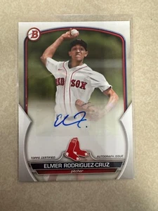 Elmer Rodriguez-Cruz 2023 Bowman #PPA-ER Paper Prospect Auto - Boston Red Sox - Bild 1 von 2