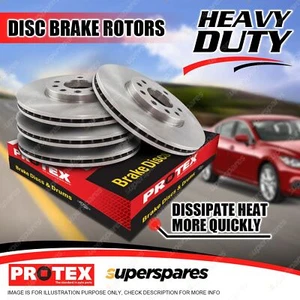Protex Front + Rear Disc Brake Rotors for Holden Acadia AC 3.6L 08/2018-06/2020 - Picture 1 of 2