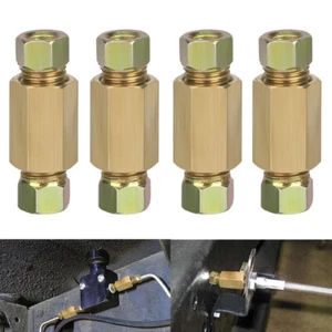 12PCS For 3/16" Tube Car Brake Line Fittings & Brass Unions Kit Auto Accessories - Picture 1 of 12