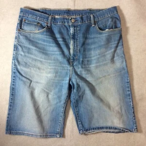 Levi's 569 Jean Shorts Men's Sz 42 Blue Denim Bermuda Jorts Casual Pockets Baggy - Bild 1 von 19