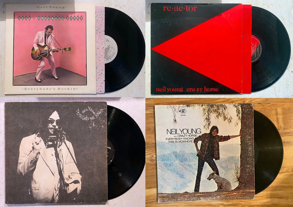 Виниловая пластинка Neil Young: Shocking Pinks Everybody's Rockin/Reactor/Tonight's The Night - Изображение 1 из 1