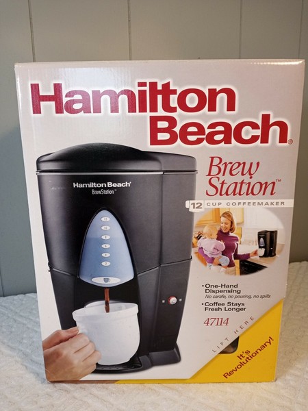 12-Cup Black Auto Grounds Dispensing Coffee Maker by Hamilton Beach Photo Related