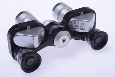 ✅ ATLAS BINOCULARS 6X15 VINTAGE WIDE ANGLE 8.0* DEGREES COATED - Image 1 of 4