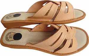 Hausschuhe- Pantolette - Super Bequeme Gr.34 Echt LEDER (Made in PL 26-4-308) - Bild 1 von 11