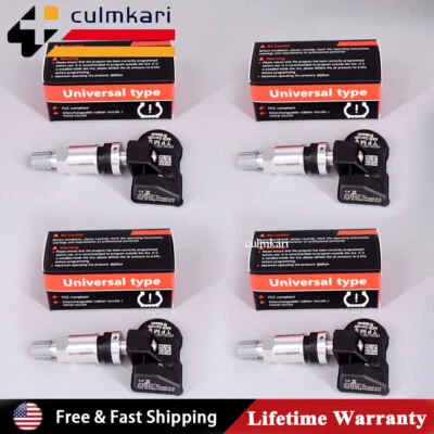 4PCS For Autel TPMS Sensor MX-Sensor 315MHz & 433MHz Programmable metal Valve US - Image 1 of 4