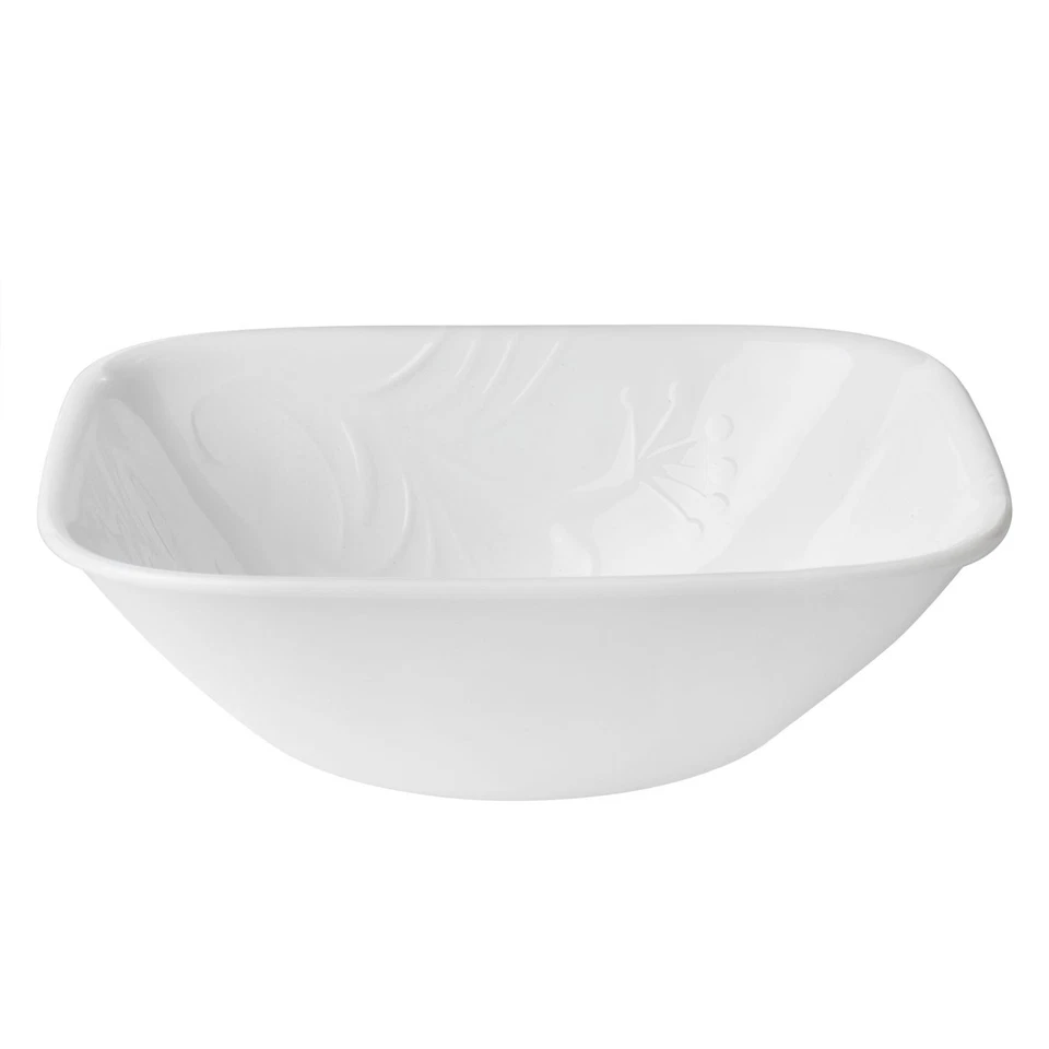 *New 1 Corelle BOUTIQUE CHERISH Square Embossed 22-oz Square SOUP Cereal BOWL