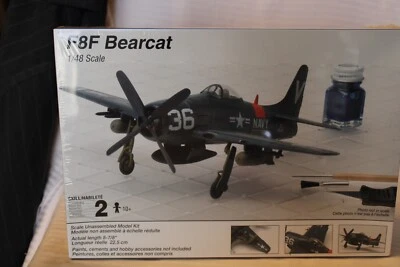 1/48 Scale Testors, F8F Bearcat Airplane Model Kit #519 BN Sealed - Image 1 of 3