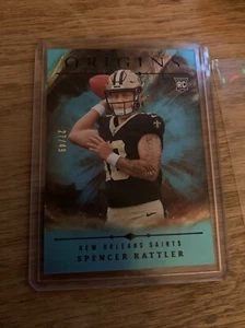 2024 Panini Origins - Rookies Holo Turquoise #114 Spencer Rattler /49 (RC) - Picture 1 of 10