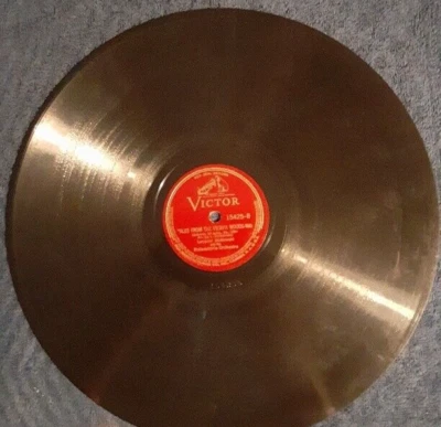 78 rpm 12 in Victor Red Seal 15425 Stowkowski Blue Danube/Tales From The Vienna - Image 1 of 4