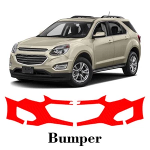 Front bumper PreCut PPF Paint Protection Film For Chevrolet Equinox 2016-2017 - Picture 1 of 8