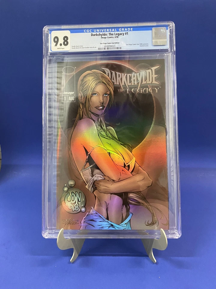 Darkchylde #1 The Legacy CGC 9.8 Randy Queen 1998 San Diego Comic Con Holofoil💎 - Image 1 of 2