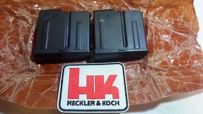 (2) Rifle Heckler & Koch HK SL7/770, cargadores de 10 disparos de fábrica, Nuevo de Lote Antiguo, Original envoltura Foto 1 de 4